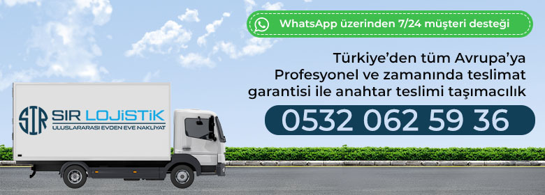 Ankara’dan Berlin’e Evden Eve Nakliyat